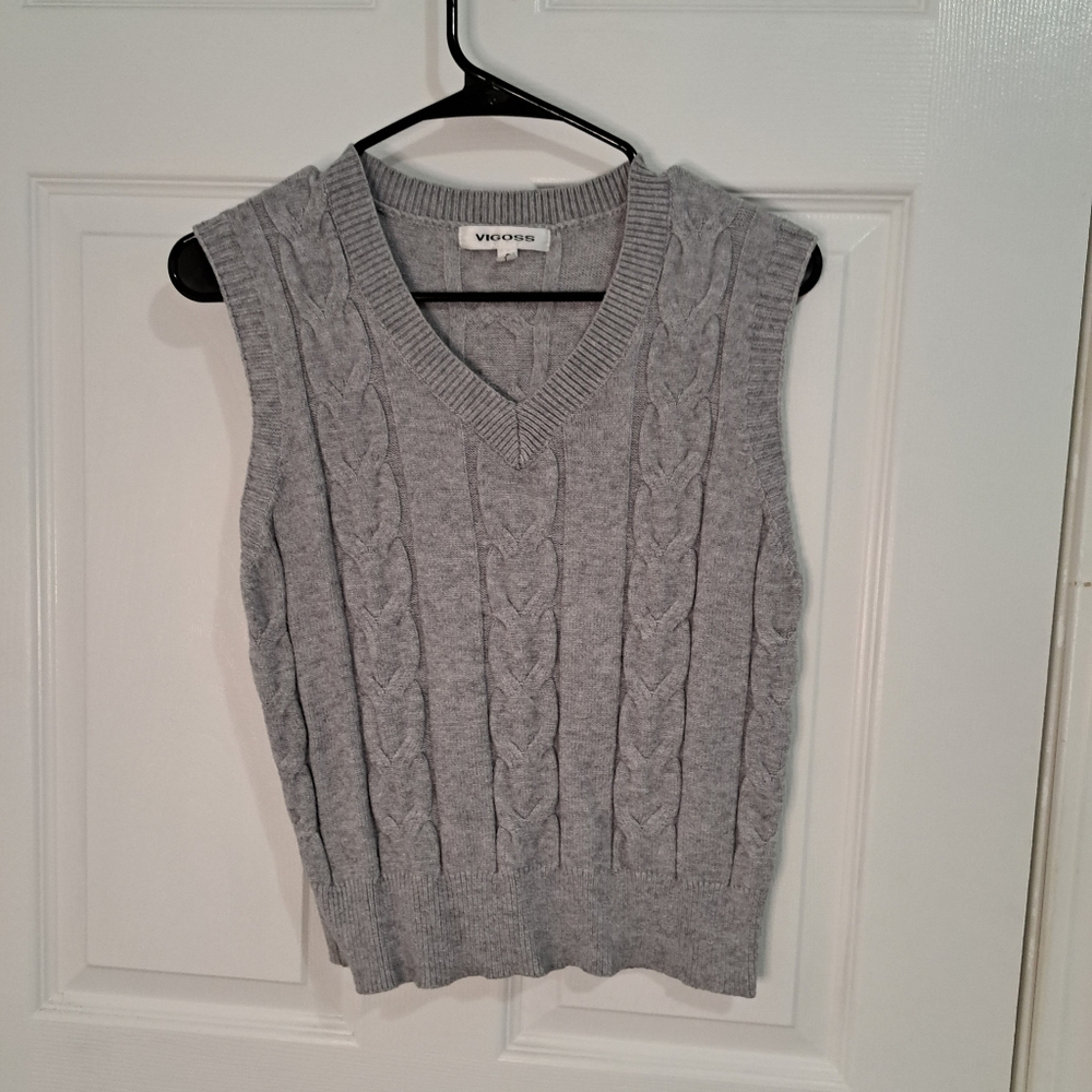 vest gray/top by vigoss size S